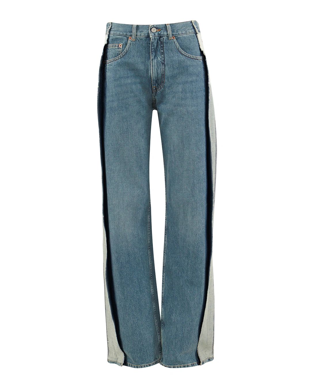 MM6 Maison Margiela джинсы комбинированные