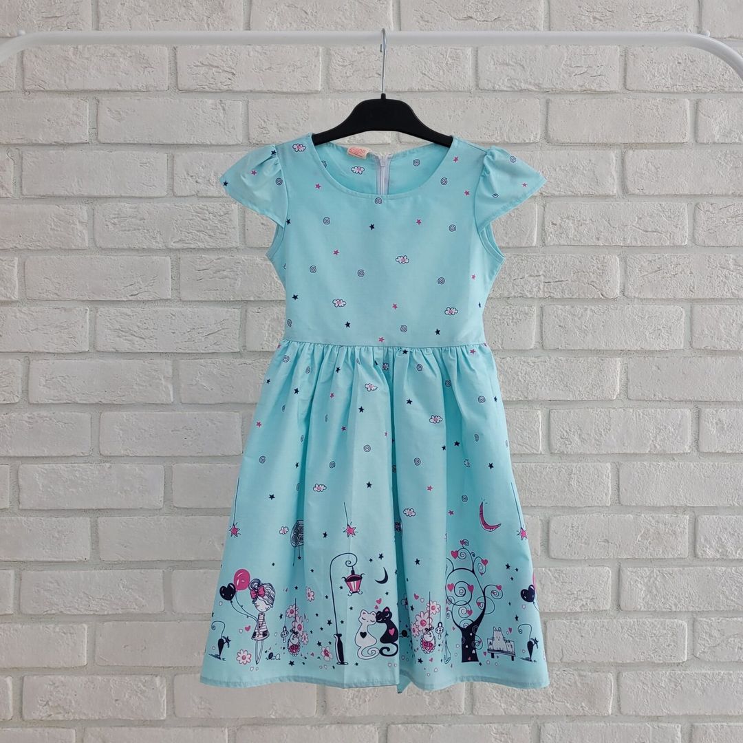 Платье для девочки Fashion Kids K-01 (Мятный, 64/122)