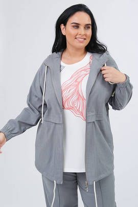 Женская куртка больших размеров V221-0134-62/23 Lady Sharm