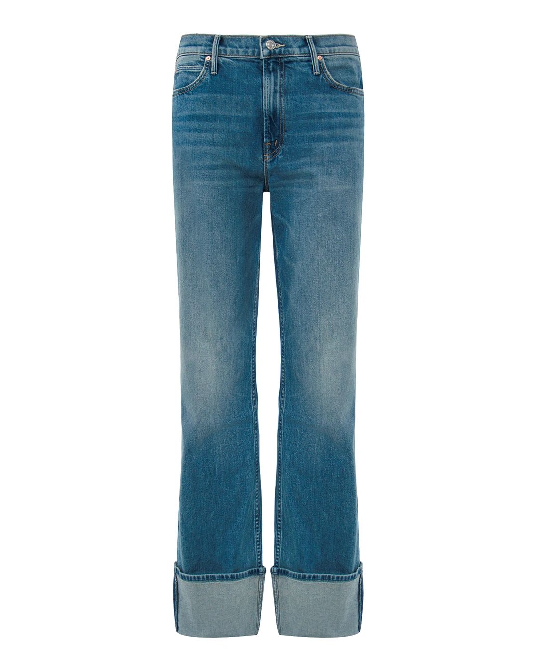 Mother Denim джинсы с подворотами