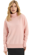 ТЕРМОСВИТЕР ЖЕНСКИЙ OVERSIZE ДВУХСЛОЙНЫЙ "NORVEG" MERINO BASE 100% МЕРИНОШЕРСТЬ (ПЕРСИКОВЫЙ)
