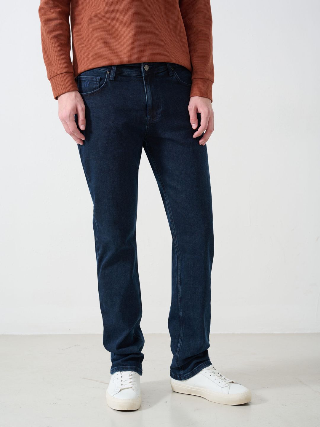 BLK JEANS MD 8380-1115-302 Blue black Темно-синий Джинсы мужские