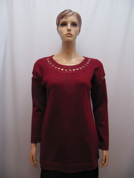 Туника из вологодского льняного трикотажа, арт.234-18