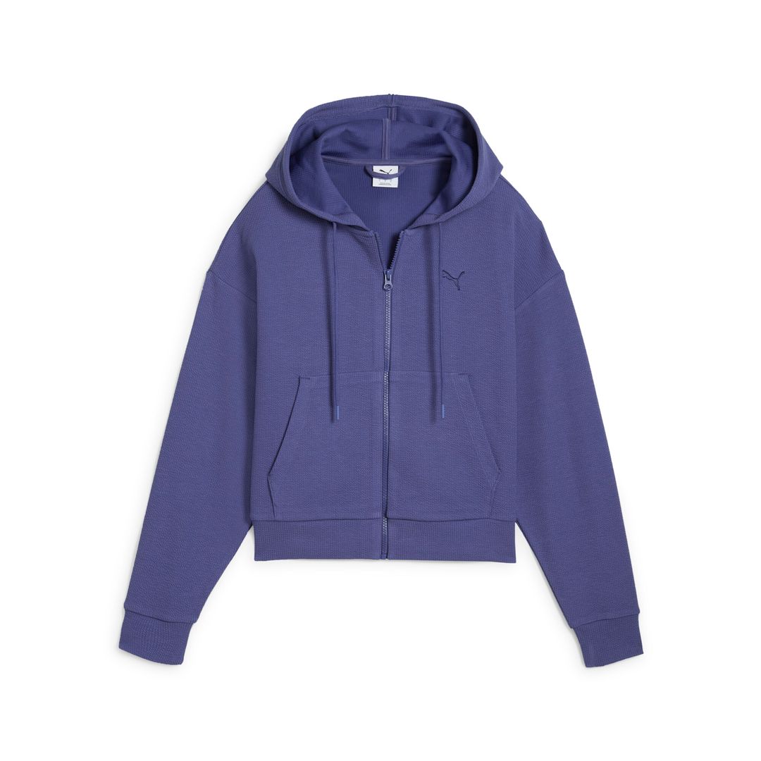 Женская толстовка PUMA HER Crop Full-Zip Hoodie