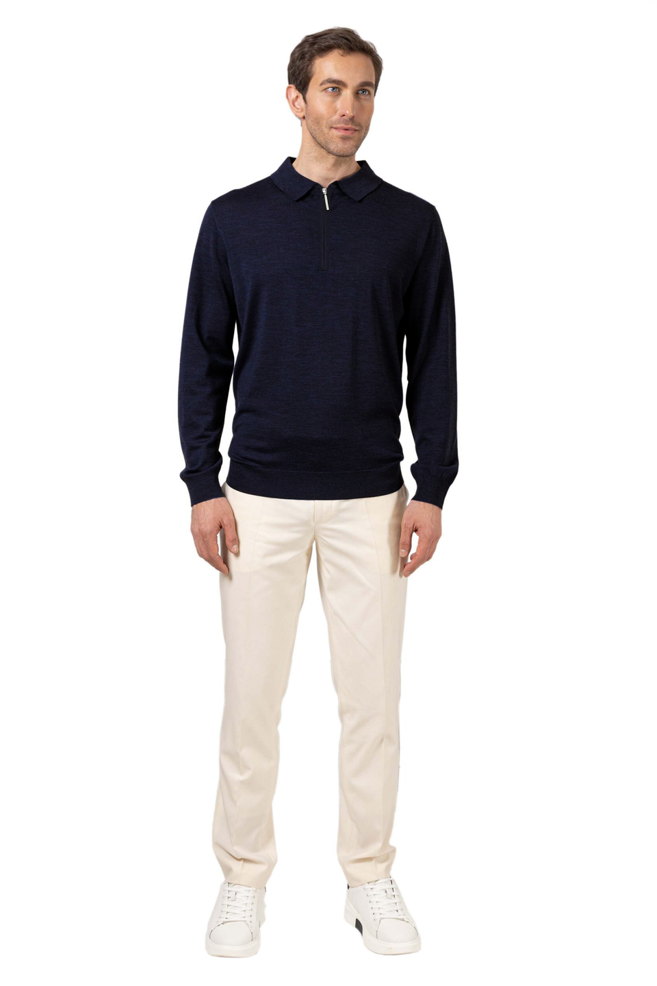 Поло с длинным рукавом мужское/Men's Long Sleeve Polo
