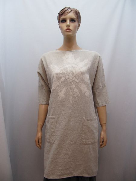 Авторская туника из натурального льна, арт.75-21