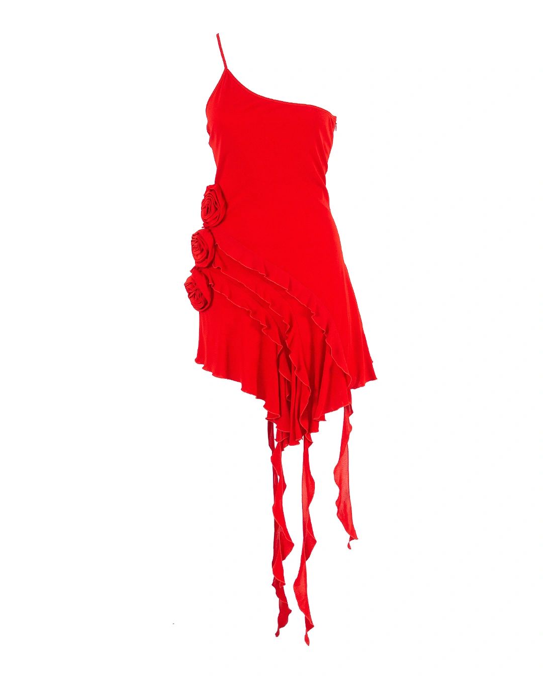 BLUMARINE платье с рюшами