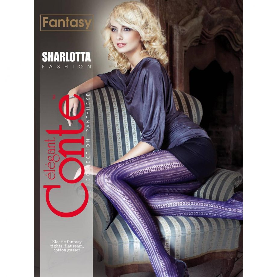 Фантазийные колготки FANTASY SHARLOTTA Колготки женские Conte
