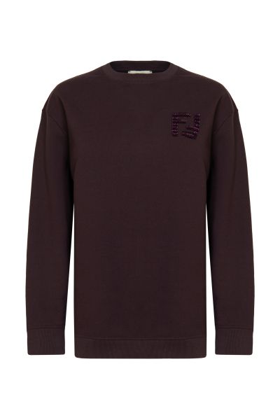 Фиолетовый женский свитшот Fendi
