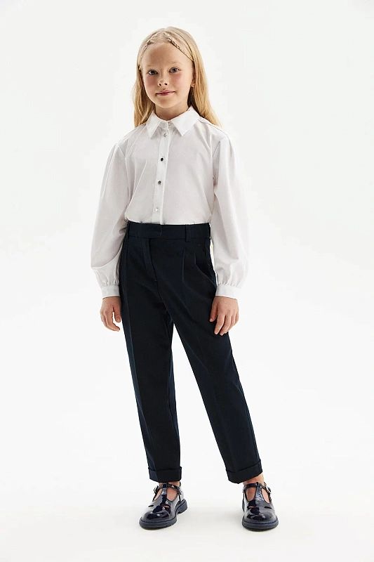 Брюки slouchy для девочек Silver Spoon для девочки артикул SSFSG-229-26001-306