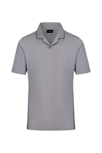Серое мужское поло Kiton