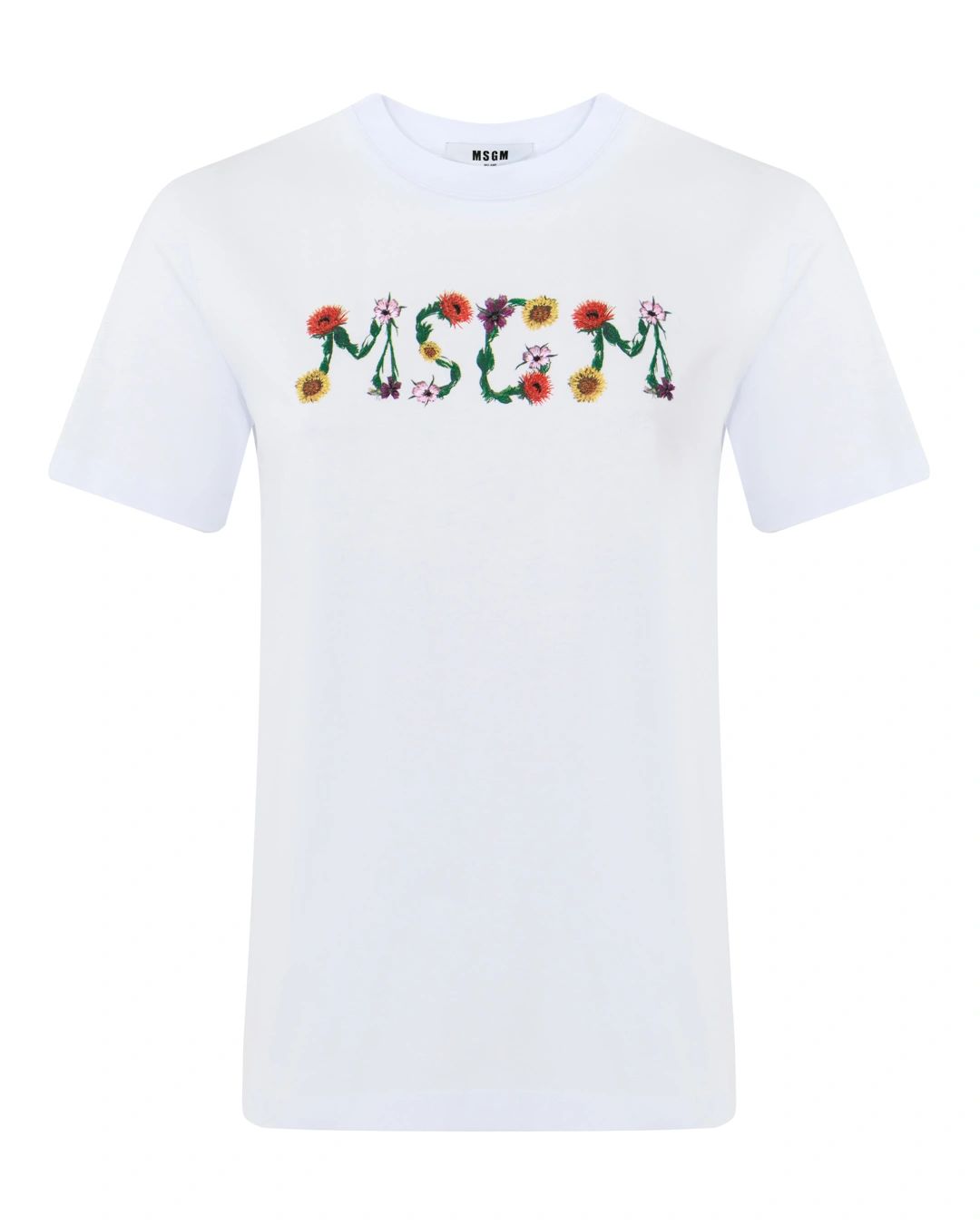 MSGM футболка с принтом