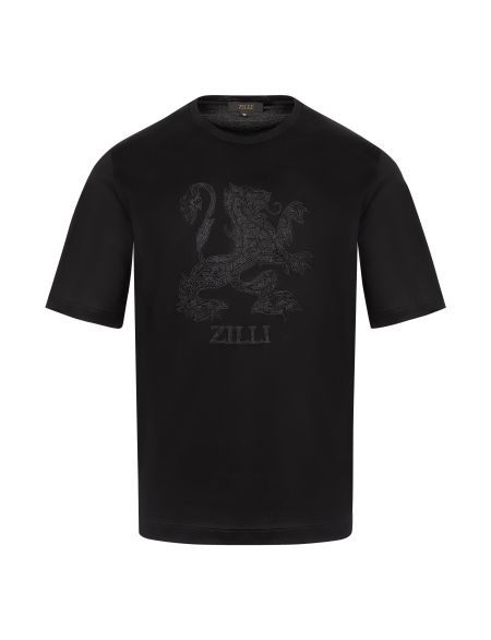 Черная мужская футболка Zilli