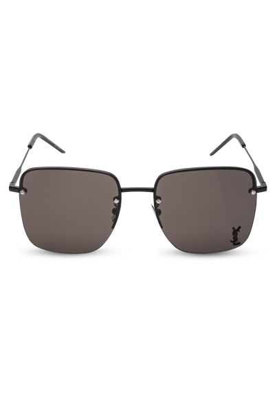 Черные женские очки солнцезащитные Saint Laurent