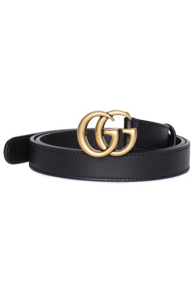Черный женский ремень Gucci