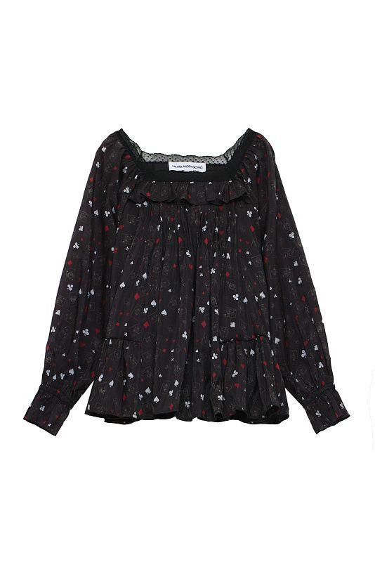 Топ Babydoll "CASINO BABY DOLL NIGHTY MONO POKER" LAURA ANDRASCHKO