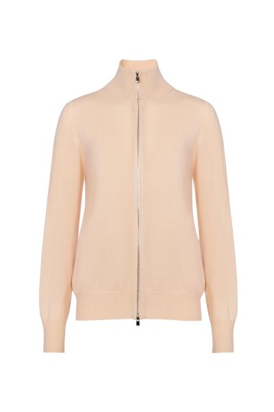 Бежевый женский кардиган Kiton