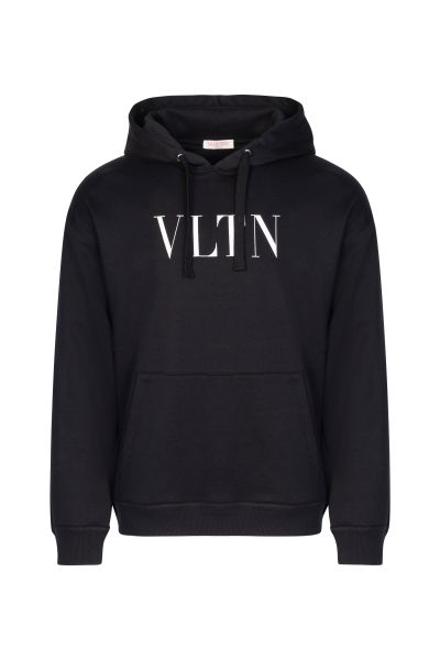 Черное мужское худи Valentino
