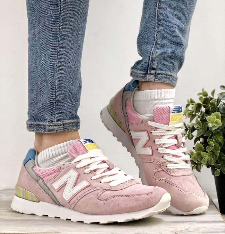 Женские New Balance 996 Роза розовые