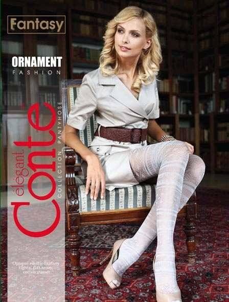 Фантазийные колготки FANTASY ORNAMENT Колготки женские Conte