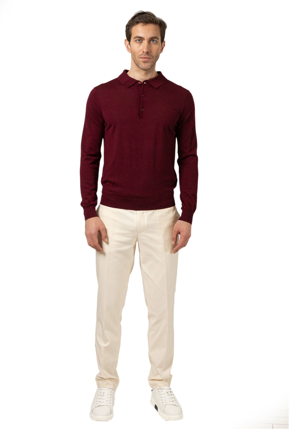 Поло с длинным рукавом/Men's Long Sleeve Polo