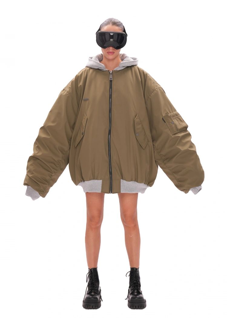 Бомбер HIGH удлиненный