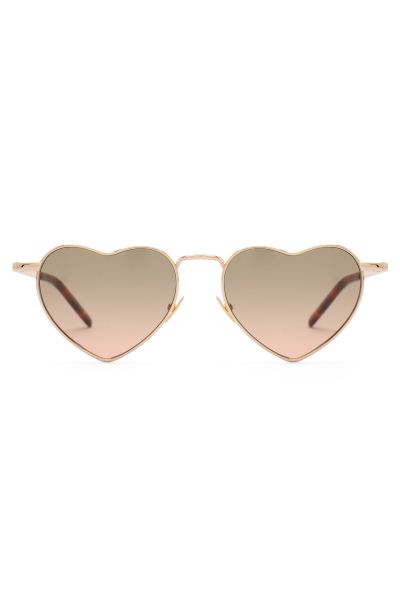Желтые женские солнцезащитные очки Saint Laurent