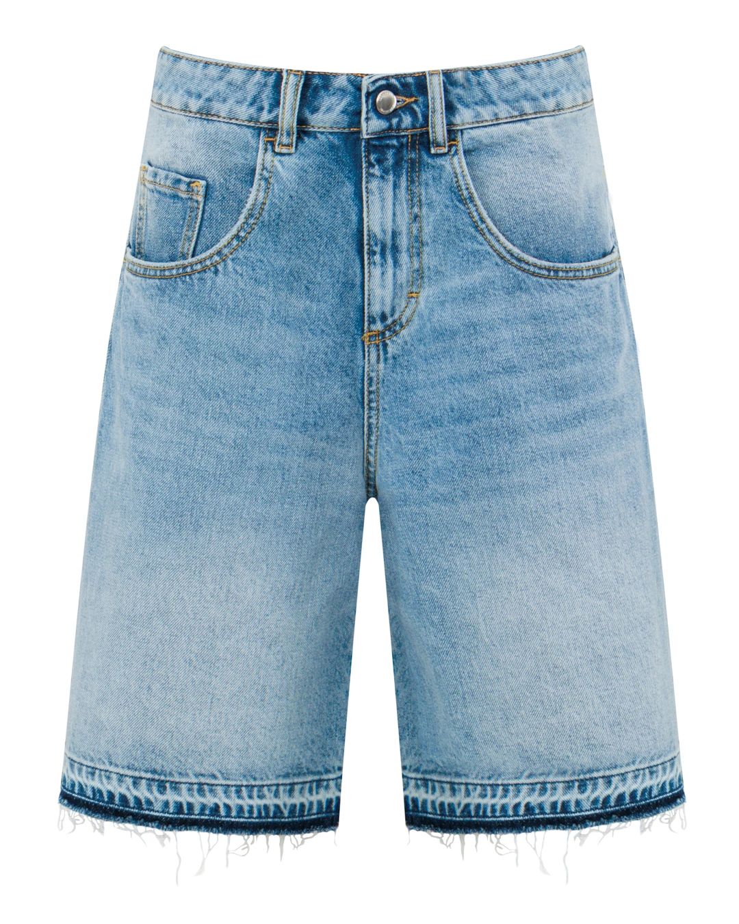 ICON DENIM шорты с необработанным краем