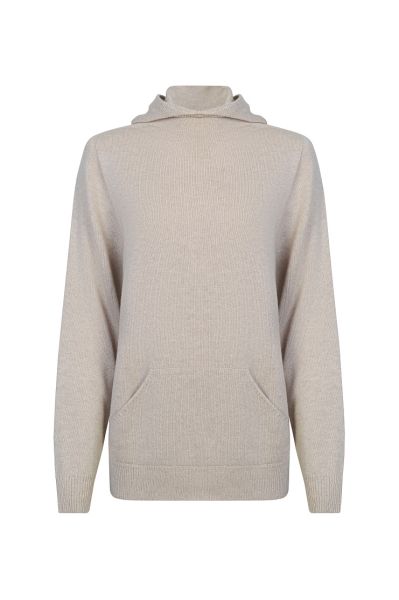 Бежевый  женский худи kiton
