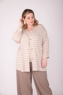 Женский кардиган больших размеров 211-7155-1-71/0661 Lady Sharm