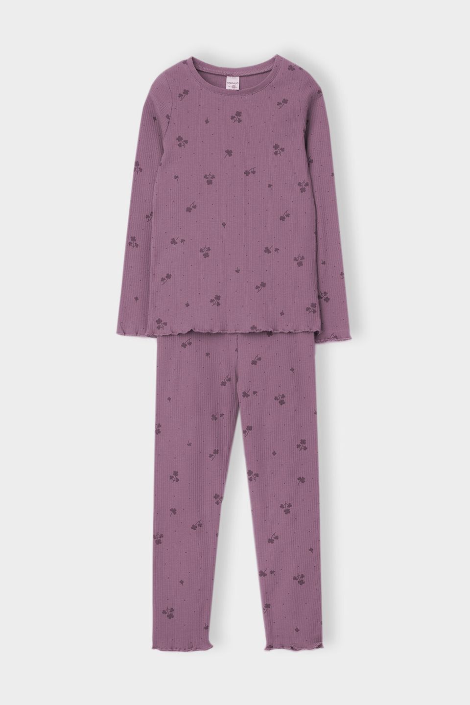 К 1618-1/морозная вишня,клевер пижама детская
