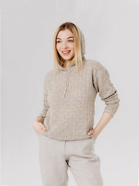 Женский льняной джемпер, арт. 4-309