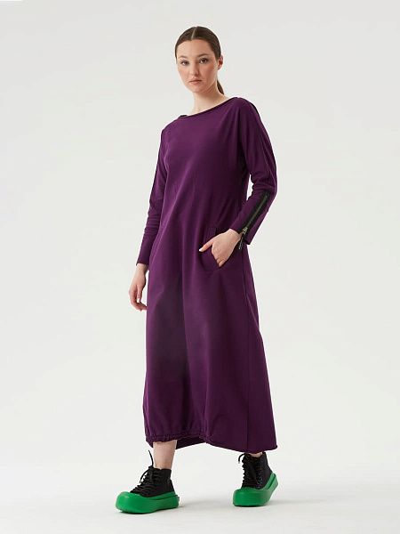 Платье из хлопкового трикотажа, арт. 5005