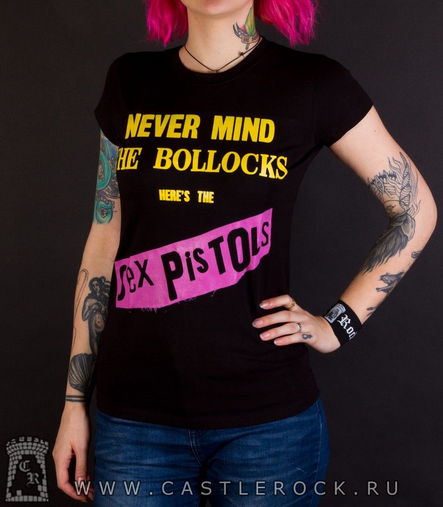 Женская футболка Sex Pistols "Never Mind The Bollocks Heres The"