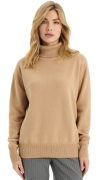 ТЕРМОСВИТЕР ЖЕНСКИЙ OVERSIZE ДВУХСЛОЙНЫЙ "NORVEG" MERINO BASE 100% МЕРИНОШЕРСТЬ (ПЕСОЧНЫЙ)
