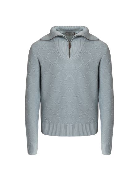 Зеленый мужской джемпер Canali