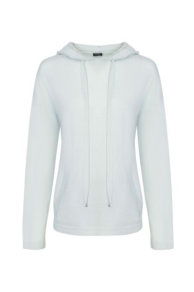 Голубое женское худи Kiton