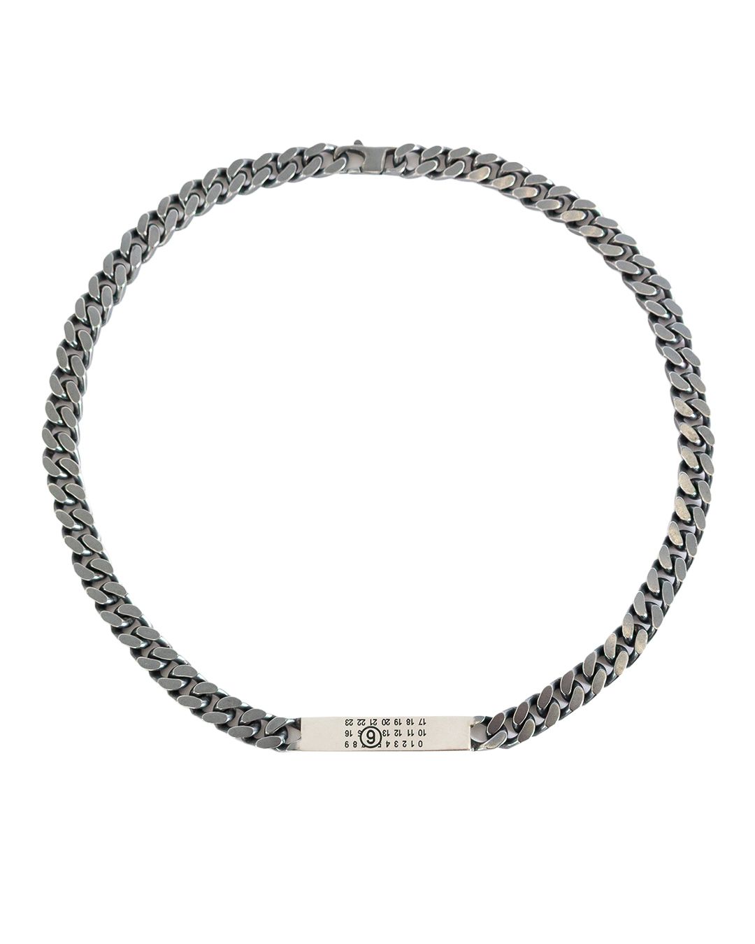 MM6 Maison Margiela цепочка с гравировкой